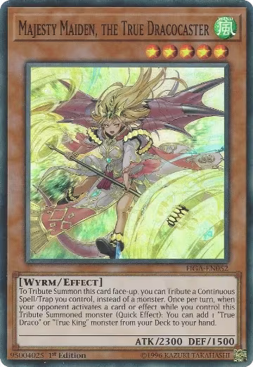 Majesty Maiden, the True Dracocaster (FIGA-EN052), Fists of the Gadgets — Yu-Gi-Oh! card price