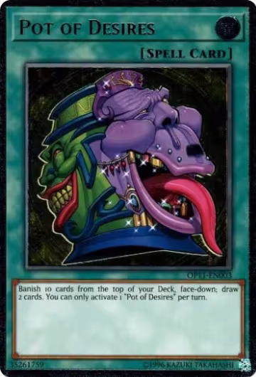 Pot of Desires (UTR) (OP11-EN003) — card price