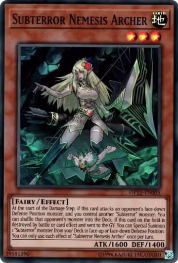 Subterror Nemesis Archer (OP11-EN005), OTS Tournament Pack 11 — Yu-Gi-Oh! card price