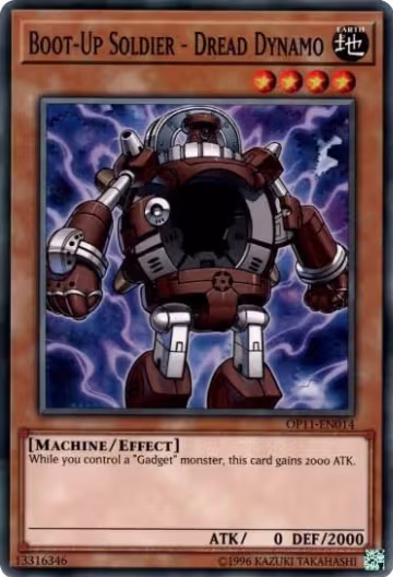 Boot-Up Soldier - Dread Dynamo (OP11-EN014), OTS Tournament Pack 11 — Yu-Gi-Oh! card price
