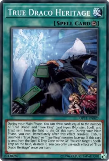 True Draco Heritage (OP11-EN020), OTS Tournament Pack 11 — Yu-Gi-Oh! card price
