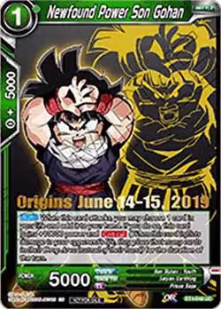 Newfound Power Son Gohan (Origins 2019) (BT4-048_PR), Tournament Promotion Cards — DB Super card price