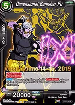 Dimensional Banisher Fu (Origins 2019) (BT4-118_PR), Tournament Promotion Cards — DB Super card price