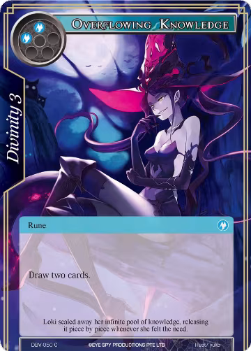 Overflowing Knowledge (DBV-050), The Decisive Battle of Valhalla — Force of Will card price