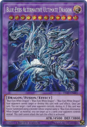 Blue-Eyes Alternative Ultimate Dragon (TN19-EN001) — card price