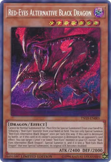 Red-Eyes Alternative Black Dragon (TN19-EN005) — card price