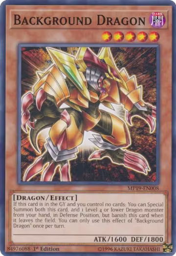 Background Dragon (MP19-EN008), 2019 Gold Sarcophagus Tin Mega Pack — Yu-Gi-Oh! card price