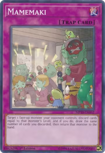 Mamemaki (MP19-EN052), 2019 Gold Sarcophagus Tin Mega Pack — Yu-Gi-Oh! card price
