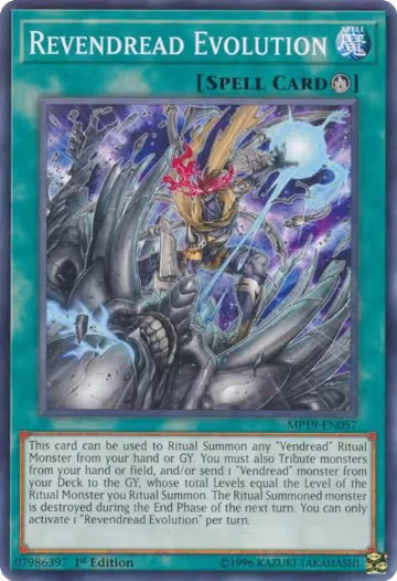Revendread Evolution (MP19-EN057), 2019 Gold Sarcophagus Tin Mega Pack — Yu-Gi-Oh! card price