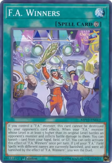 F.A. Winners (MP19-EN062), 2019 Gold Sarcophagus Tin Mega Pack — Yu-Gi-Oh! card price