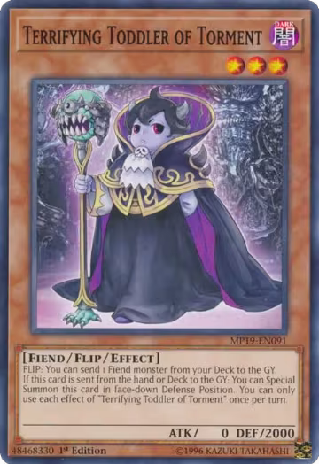 Terrifying Toddler of Torment (MP19-EN091), 2019 Gold Sarcophagus Tin Mega Pack — Yu-Gi-Oh! card price