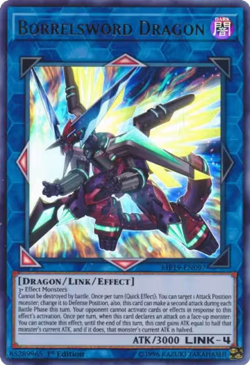 Borrelsword Dragon (MP19-EN097), 2019 Gold Sarcophagus Tin Mega Pack — Yu-Gi-Oh! card price