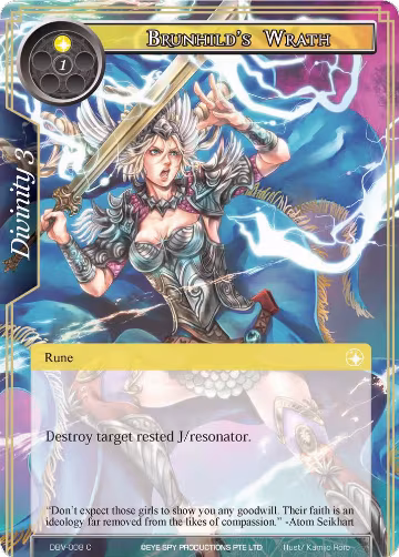Brunhild's Wrath (DBV-008), The Decisive Battle of Valhalla — Force of Will card price