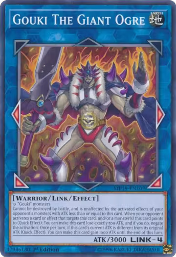Gouki The Giant Ogre (MP19-EN102), 2019 Gold Sarcophagus Tin Mega Pack — Yu-Gi-Oh! card price