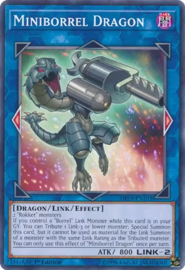 Miniborrel Dragon (MP19-EN103), 2019 Gold Sarcophagus Tin Mega Pack — Yu-Gi-Oh! card price