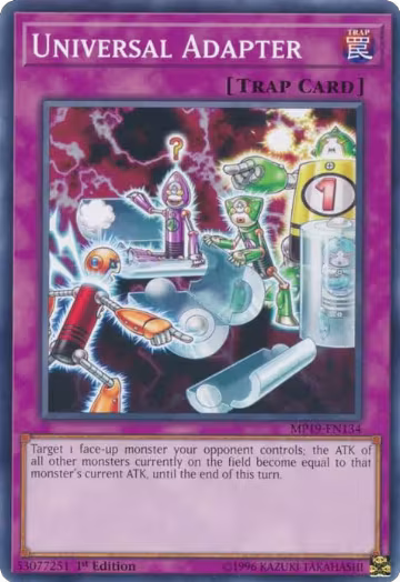 Universal Adapter (MP19-EN134), 2019 Gold Sarcophagus Tin Mega Pack — Yu-Gi-Oh! card price