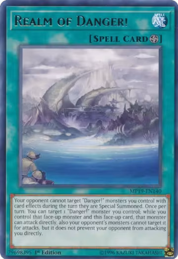 Realm of Danger! (MP19-EN140), 2019 Gold Sarcophagus Tin Mega Pack — Yu-Gi-Oh! card price