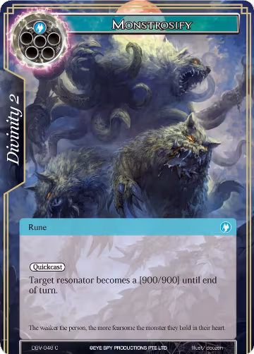 Monstrosify (DBV-048), The Decisive Battle of Valhalla — Force of Will card price