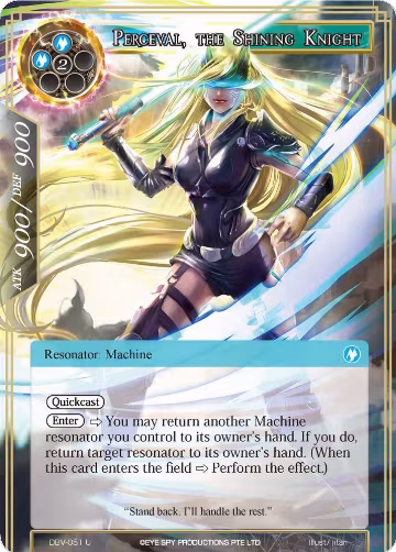 Perceval, the Shining Knight (DBV-051), The Decisive Battle of Valhalla — Force of Will card price