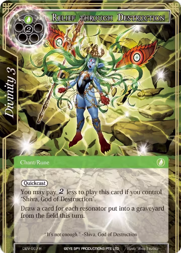 Relief through Destruction (DBV-067), The Decisive Battle of Valhalla — Force of Will card price