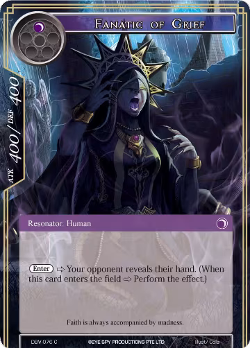 Fanatic of Grief (DBV-076), The Decisive Battle of Valhalla — Force of Will card price