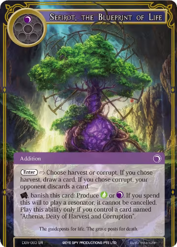 Sefirot, the Blueprint of Life (DBV-083), The Decisive Battle of Valhalla — Force of Will card price