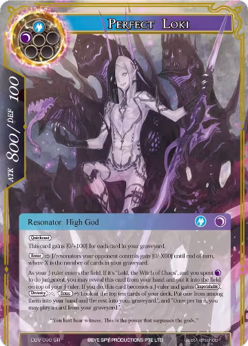 Perfect Loki (DBV-098), The Decisive Battle of Valhalla — Force of Will card price