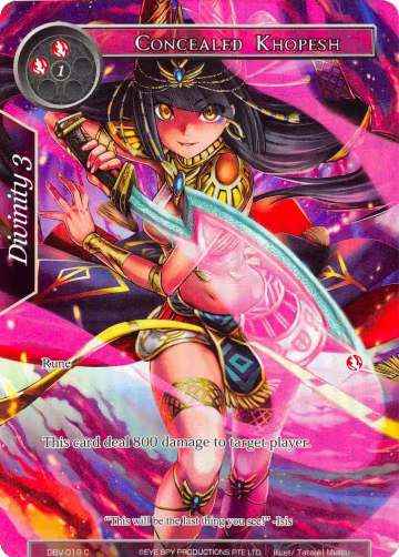 Concealed Khopesh (Full Art) (DBV-019), The Decisive Battle of Valhalla — Force of Will card price