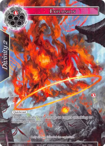 Explosion (Full Art) (DBV-022), The Decisive Battle of Valhalla — Force of Will card price