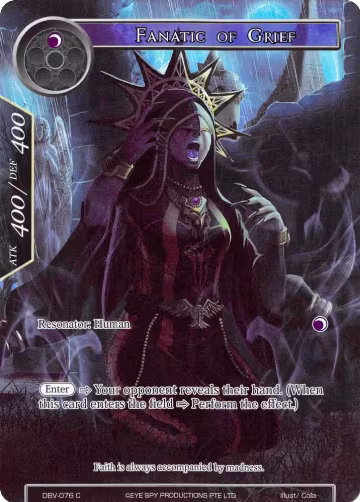 Fanatic of Grief (Full Art) (DBV-076), The Decisive Battle of Valhalla — Force of Will card price