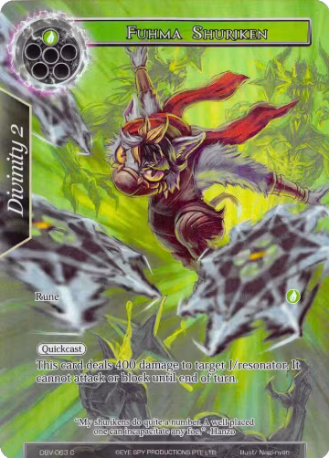 Fuhma Shuriken (Full Art) (DBV-063), The Decisive Battle of Valhalla — Force of Will card price