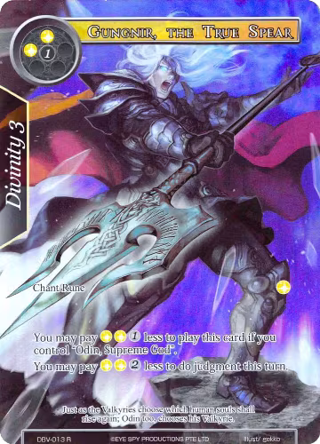 Gungnir, the True Spear (Full Art) (DBV-013), The Decisive Battle of Valhalla — Force of Will card price