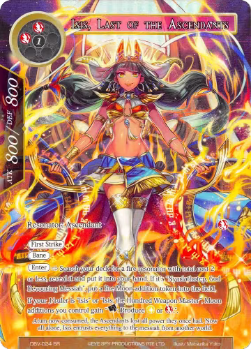 Isis, Last of the Ascendants (Full Art) (DBV-024), The Decisive Battle of Valhalla — Force of Will card price