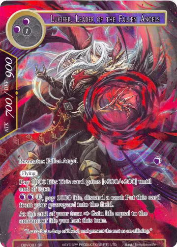 Lucifer, Leader of the Fallen Angels (Full Art) (DBV-081), The Decisive Battle of Valhalla — Force of Will card price