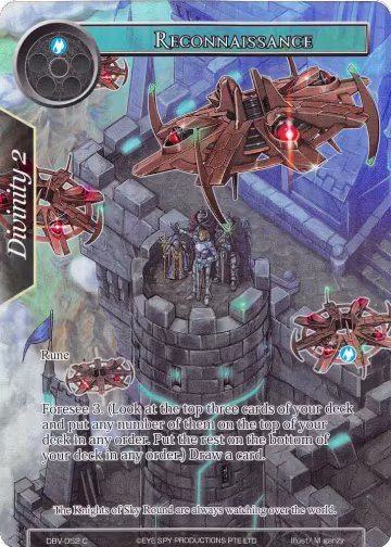Reconnaissance (Full Art) (DBV-052), The Decisive Battle of Valhalla — Force of Will card price