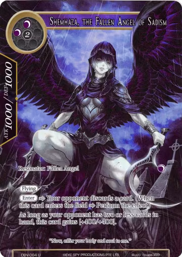 Shemhaza, the Fallen Angel of Sadism (Full Art) (DBV-084), The Decisive Battle of Valhalla — Force of Will card price