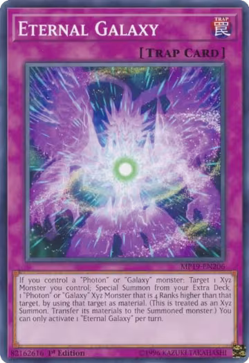 Eternal Galaxy (MP19-EN206), 2019 Gold Sarcophagus Tin Mega Pack — Yu-Gi-Oh! card price