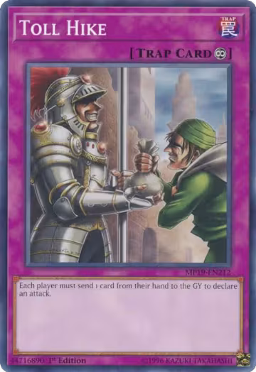 Toll Hike (MP19-EN212), 2019 Gold Sarcophagus Tin Mega Pack — Yu-Gi-Oh! card price