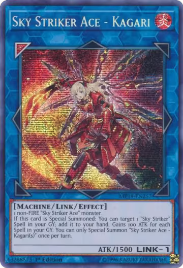 Sky Striker Ace - Kagari (MP19-EN257) — card price