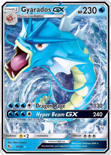 Gyarados GX (16/68), Hidden Fates — Pokémon card price