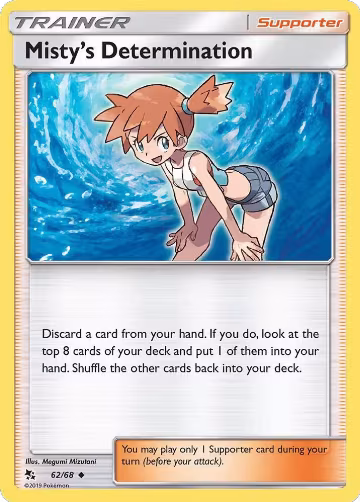 Misty's Determination (62/68), Hidden Fates — Pokémon card price