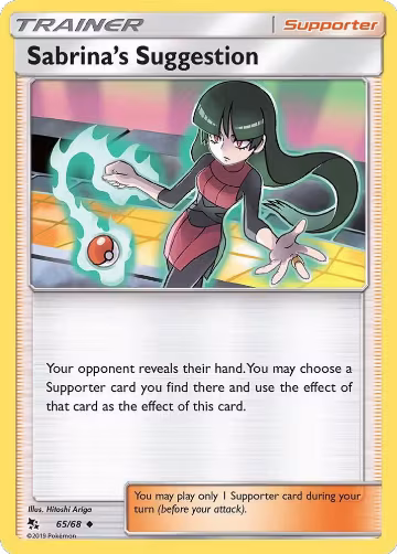 Sabrina's Suggestion (65/68), Hidden Fates — Pokémon card price