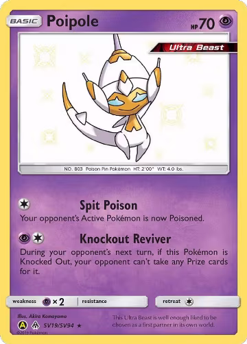 Poipole (SV19/SV94), Hidden Fates: Shiny Vault — Pokémon card price
