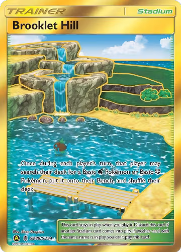 Brooklet Hill (SV88/SV94), Hidden Fates: Shiny Vault — Pokémon card price