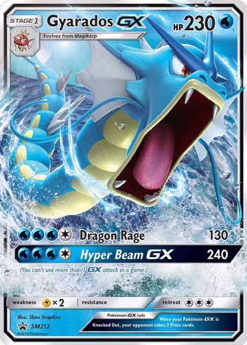 Gyarados GX - SM212 (SM212), SM Promos — Pokémon card price