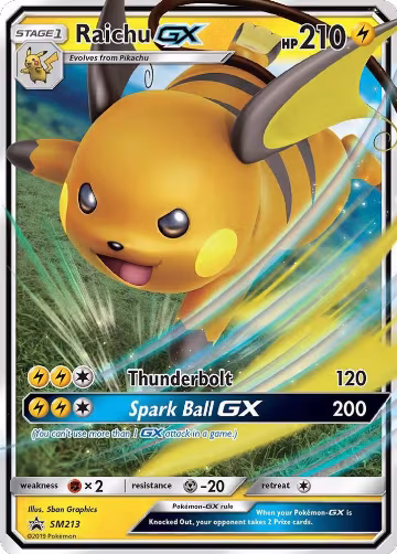 Raichu GX - SM213 (SM213), SM Promos — Pokémon card price