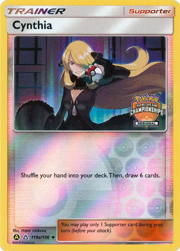 Cynthia - 119a/156 (Regional Championships) (119a/156), League & Championship Cards — Pokémon card price