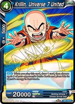 Krillin, Universe 7 United (DB1-025), Draft Box 04 - Dragon Brawl — DB Super card price