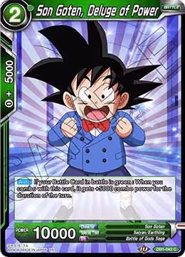 Son Goten, Deluge of Power (DB1-042), Draft Box 04 - Dragon Brawl — DB Super card price