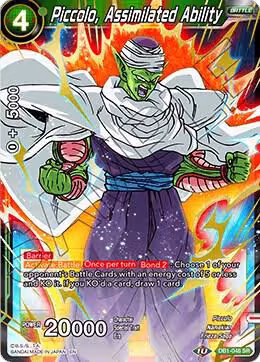 Piccolo, Assimilated Ability (DB1-048), Draft Box 04 - Dragon Brawl — DB Super card price